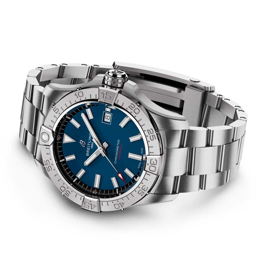 Avenger Automatic Blue 42mm Steel Mens Watch