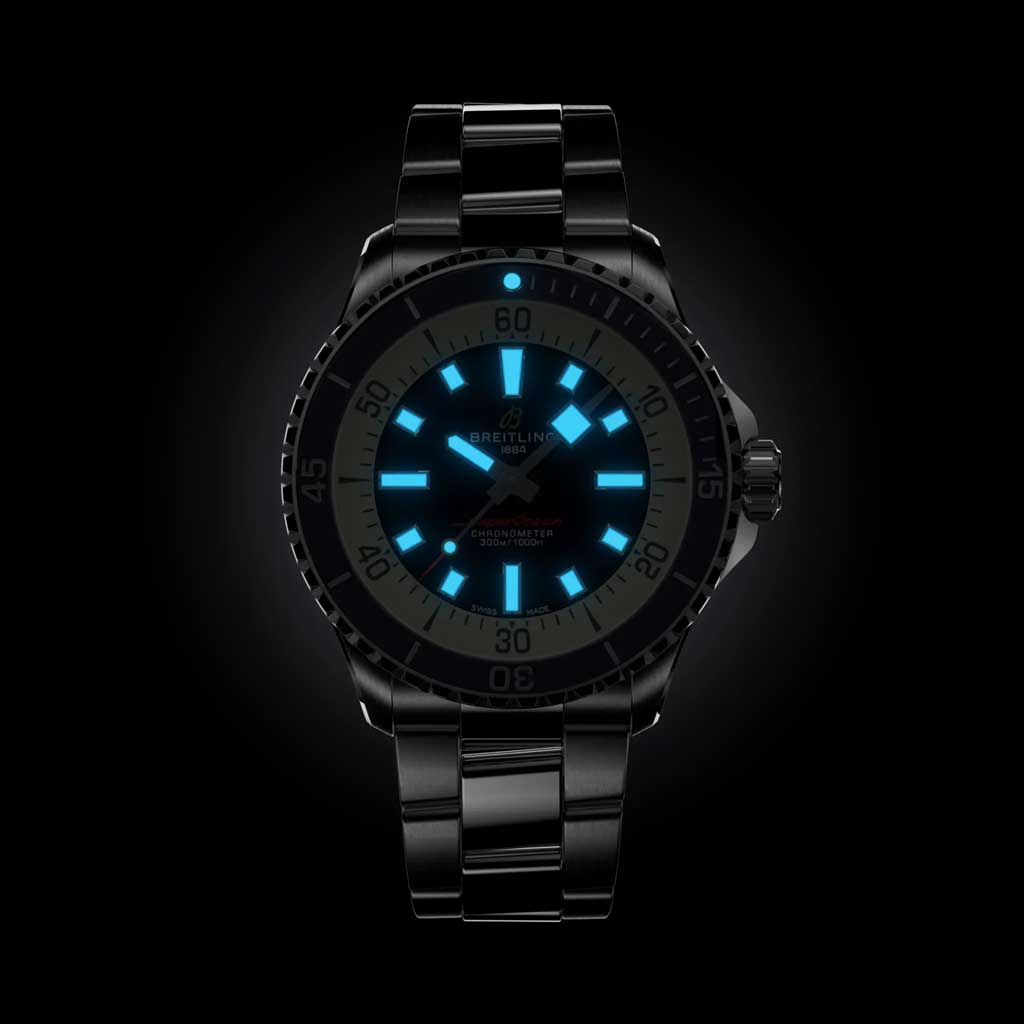 Superocean Automatic Blue on Bracelet 42mm Steel Mens Watch