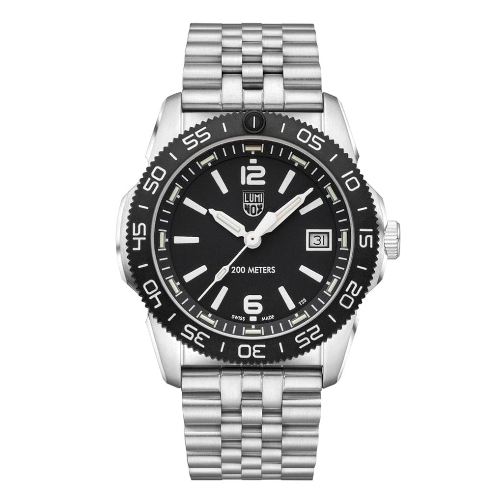 Pacific Diver Black Dial 39mm Steel Mens Watch