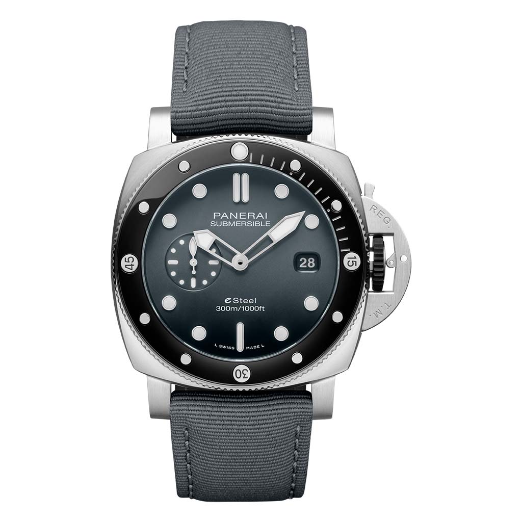 Submersible QuarantaQuattro Grigio Roccia 44mm Steel Mens Watch