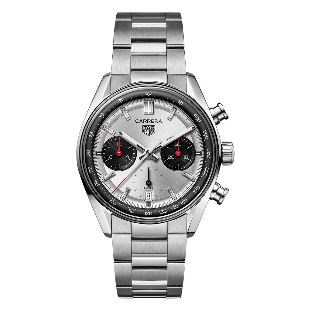 Carrera Chronograph 39mm Steel Mens Watch