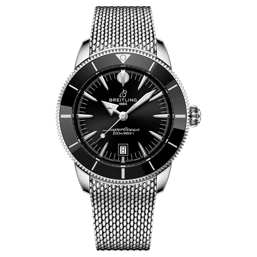 Breitling Superocean Heritage 44 Black 44mm Steel Mens Watch