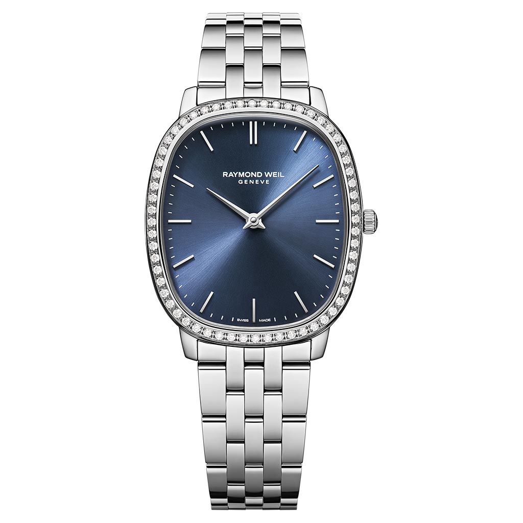Raymond Weil Toccata Heritage Diamond Bezel 31x36mm Steel Ladies Watch