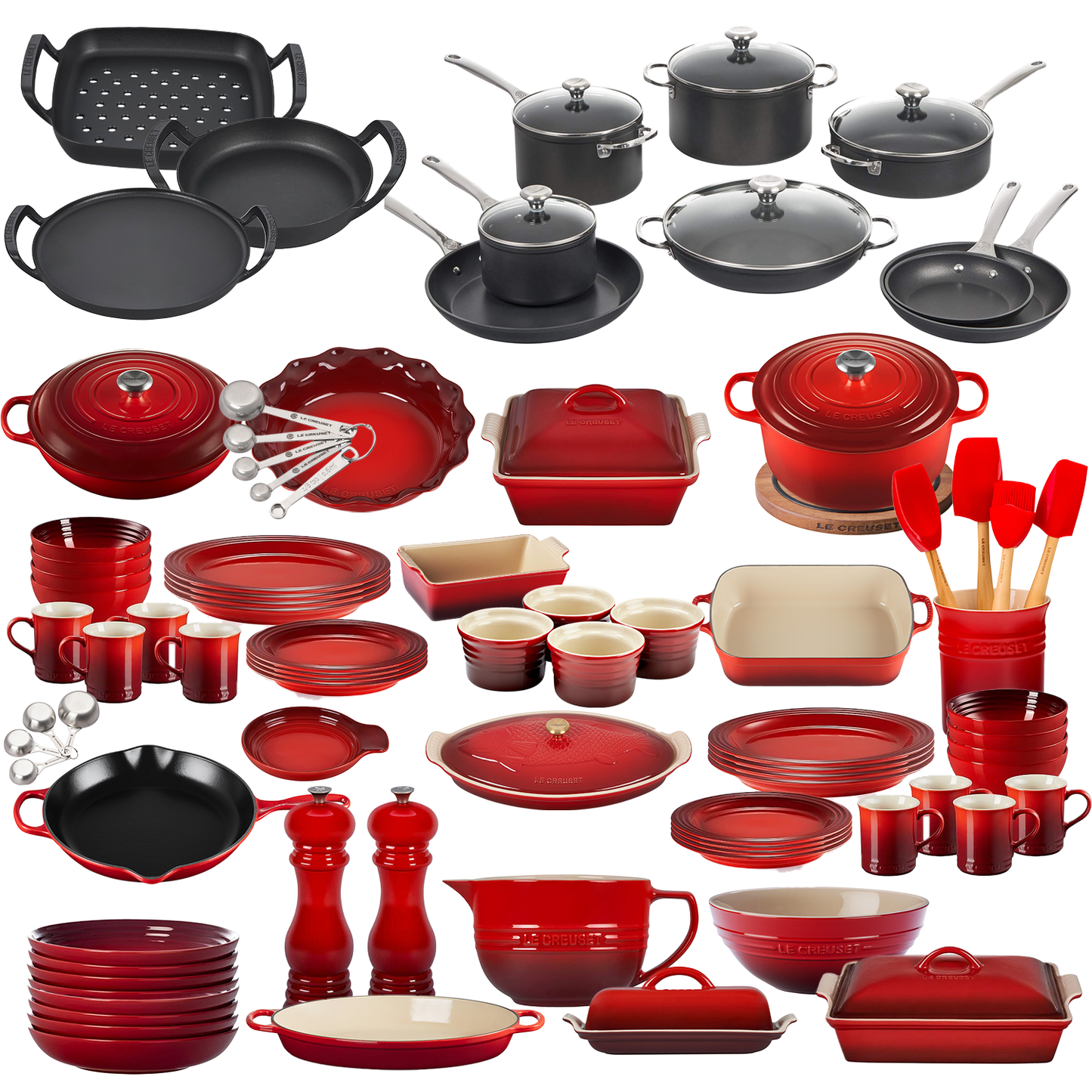 EVERYTHING LE CREUSET KITCHEN SET