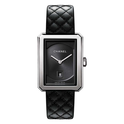Boy Friend In Steel And Quilted Strap 26.7mm Steel Ladies Watch