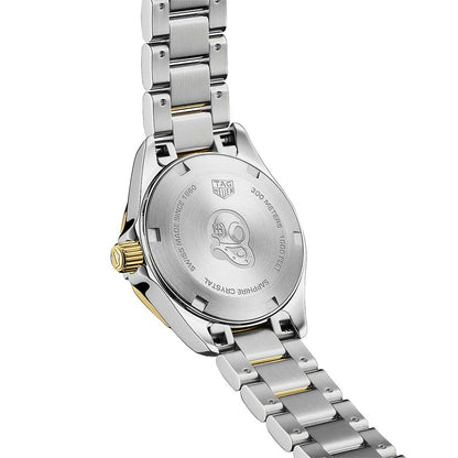 Aquaracer 2-Tone Steel &amp; Gold Mother of Pearl 27mm Steel Ladies Watch