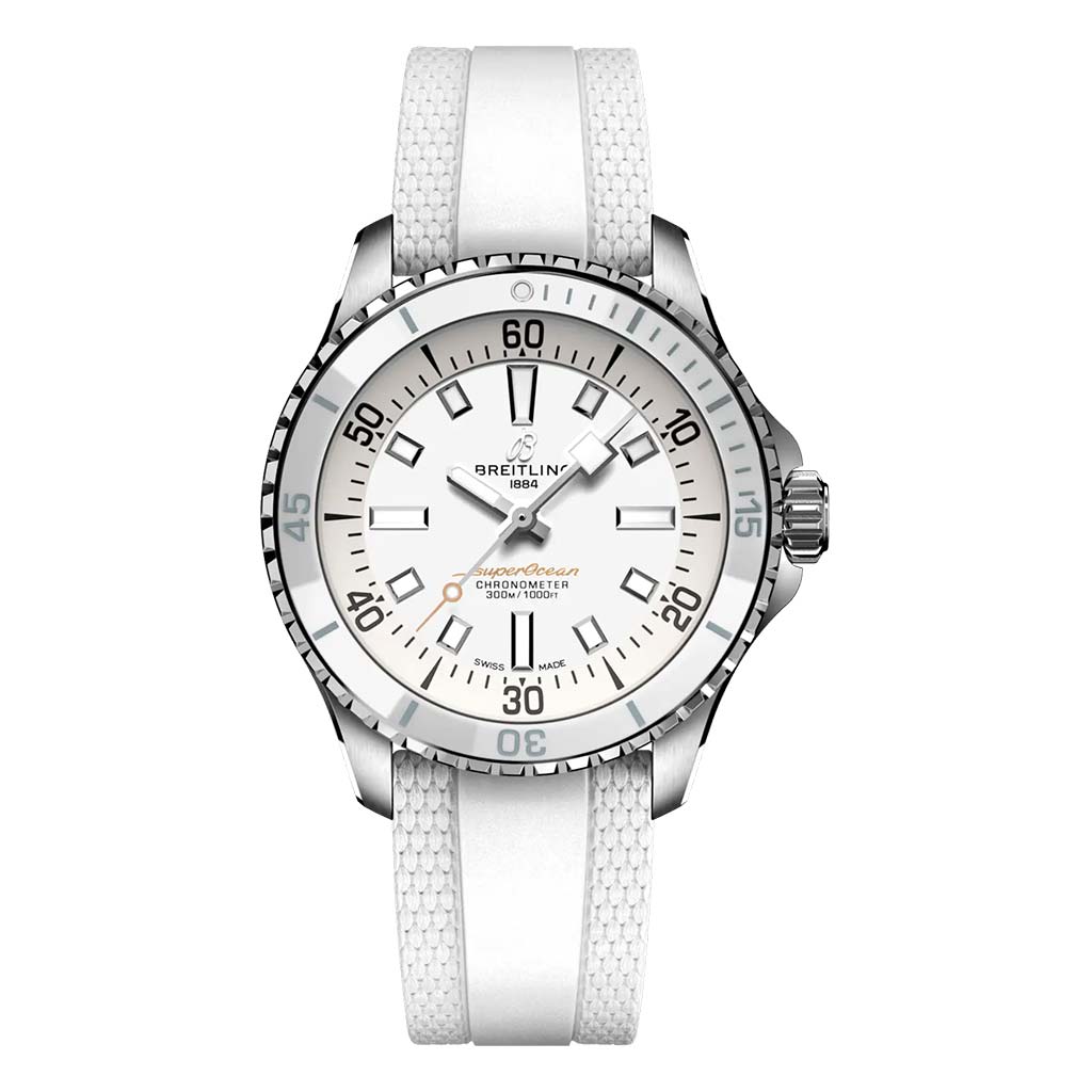 Superocean Automatic 36 White 36mm Steel Ladies Watch