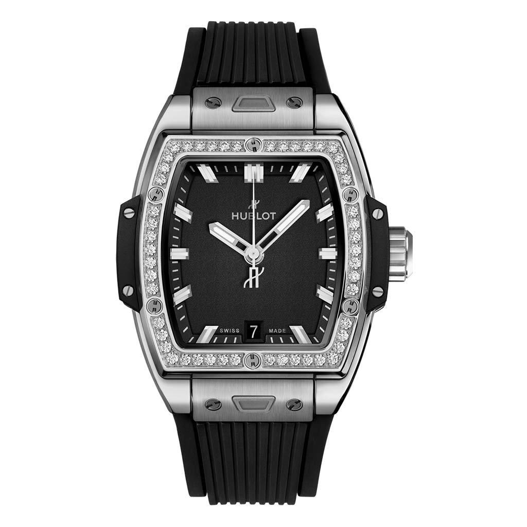 Spirit Of Big Bang Titanium Diamonds 39mm Titanium Mens Watch