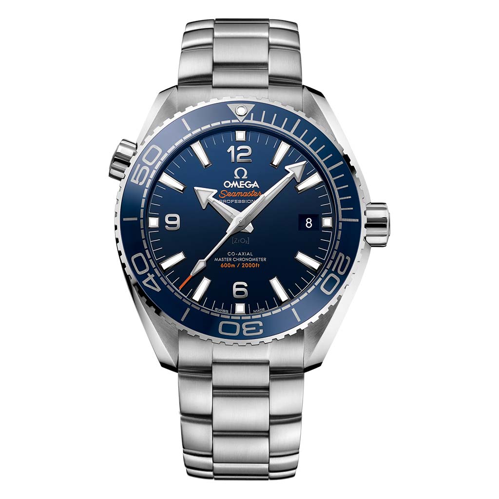 Seamaster Planet Ocean Blue 43.5mm Steel Mens Watch