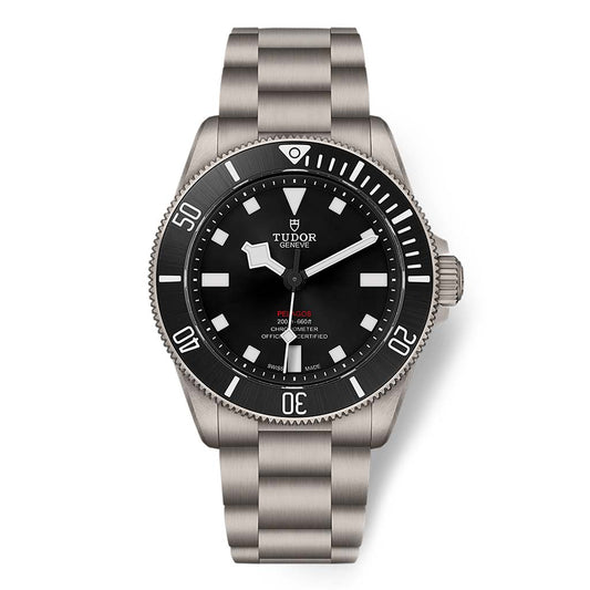 Pelagos 39 Black Dial 39mm Titanium Mens Watch